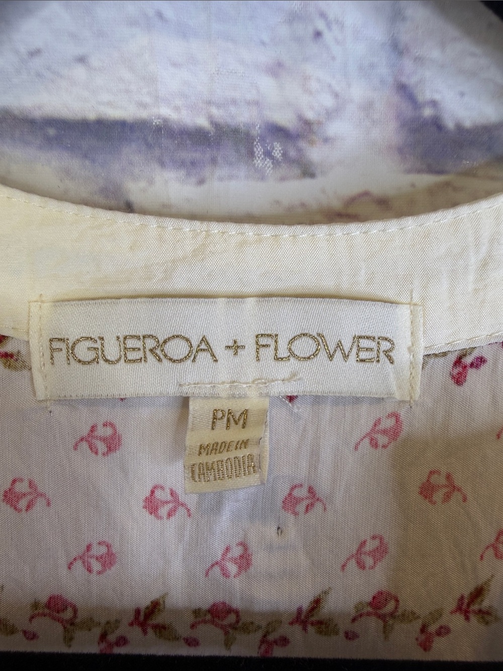 Anthropologie Figueroa Flower midi floral boho size PM new - Picture 4 of 9